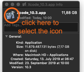 Xcode 10.3 Icon